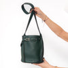 **UNUSED** Celine Green Leather Bucket Bag