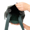 **UNUSED** Celine Green Leather Bucket Bag