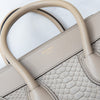 Céline Grey Python and Leather Mini Luggage Tote Bag