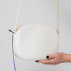 **UNUSED** Celine White Quilted Calfskin Leather C Charm Camera Bag