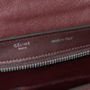 Celine Red And Burgundy Leather Trapeze Bag