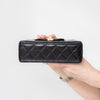 **UNUSED** Chanel Small Kelly Shopping Bag in Black Calfskin Leather with Brushed Gold Hardware