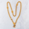 Chanel Vintage Gold Tone Chain Belt