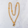 Chanel Vintage Gold Tone Chain Belt