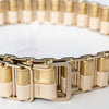 EVEYSPRELOVED Chanel Vintage Gold Tone And Beige Lambskin Chain Belt