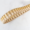 EVEYSPRELOVED Chanel Vintage Gold Tone And Beige Lambskin Chain Belt