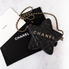 Chanel Black Leather Limited Edition Star Handbag