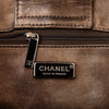Chanel Vintage Bronze Python Executive Cerf Tote Bag