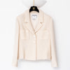 Chanel Cream Single Breasted Jacket