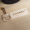 Chanel Deauville Denim And Tweed Shopping Tote Bag