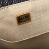 Chanel Deauville Denim And Tweed Shopping Tote Bag