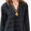 EVEYSPRELOVED Chanel Vintage Coco Mark CC Logo Pendant Necklace