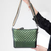 Chanel Metallic Green Gabrielle Hobo Bag
