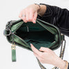 Chanel Metallic Green Gabrielle Hobo Bag