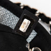 Chanel Grey Canvas and Leather Deauville Shopper Tote Bag