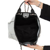 Chanel Grey Canvas and Leather Deauville Shopper Tote Bag