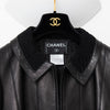 Chanel Black Leather Biker Jacket