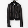 Chanel Black Leather Biker Jacket