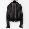 Chanel Black Leather Biker Jacket