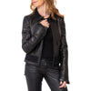 Chanel Black Leather Biker Jacket