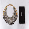 Chanel Gunmetal and Gold Metal Necklace