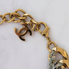 Chanel Gunmetal and Gold Metal Necklace