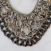 Chanel Gunmetal and Gold Metal Necklace
