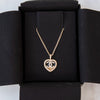 Chanel CC Heart Pendant Necklace