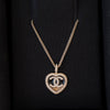 Chanel CC Heart Pendant Necklace