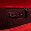 Chanel Red Chevron Suede Boy Bag