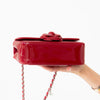Chanel Red Patent Mini Rectangular Bag