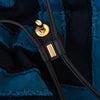 Chanel Blue Chevron Patchwork Coco Cuba Backpack