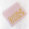 Chanel Pink Wool And Cashmere Scarf