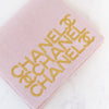 Chanel Pink Wool And Cashmere Scarf