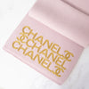 Chanel Pink Wool And Cashmere Scarf