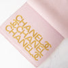 Chanel Pink Wool And Cashmere Scarf