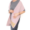 Chanel Pink Wool And Cashmere Scarf