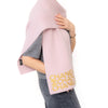 Chanel Pink Wool And Cashmere Scarf