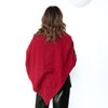 EVEYSPRELOVED Chanel Vintage Red Cashmere Triangle Scarf