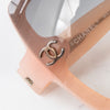 Chanel Light Pink Rectangle Sunglasses