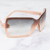 Chanel Light Pink Rectangle Sunglasses