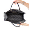 Dior Large Book Tote Ecru And Blue Dior Oblique Embroidery Bag