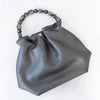 Christian Dior Malice Metallic Grey Leather Bag