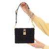Dolce & Gabbana Dolce Black Box Bag Cordonetto Detail