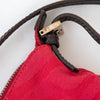 Fendi Pink Printed Canvas Shoulder Bag