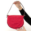 Fendi Pink Printed Canvas Shoulder Bag