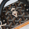Goyard Goyardine Black Palace MM Trunk Bag