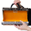 Goyard Goyardine Black Palace MM Trunk Bag