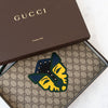 Gucci GG Supreme Pouch With Feline