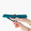 Gucci Vintage Ostrich Bamboo Detail Shoulder Bag